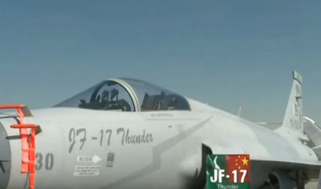 JF-17 Thunder fighters unveiled in Dubai Airshow